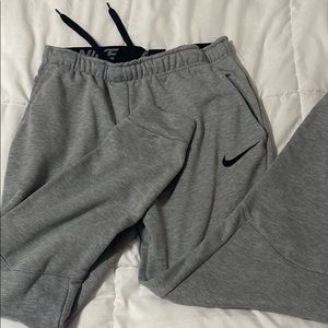 Nike dri fit grey joggers
